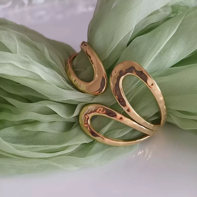 Bracciale rigido Goccia gold