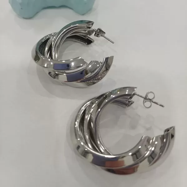 Orecchini Trilogy silver