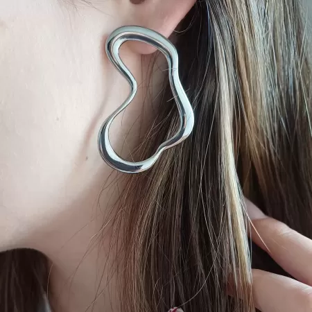 Orecchini Fluidi silver 2