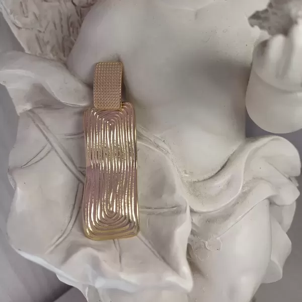 Orecchini Righe gold