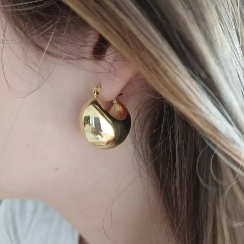 Orecchini Sfera gold