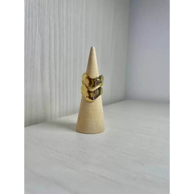 Anello onda gold