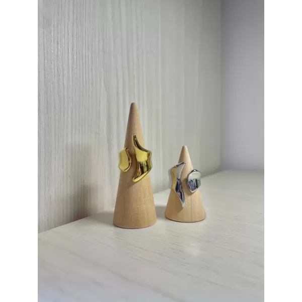 Anello controvento gold