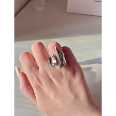 Anello controvento silver