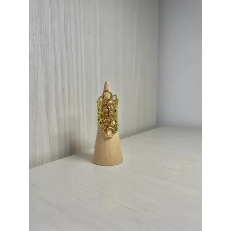 Anello bubbles gold 2