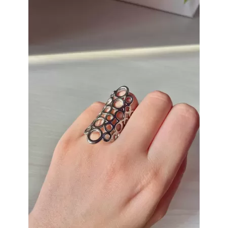 Anello bubbles silver