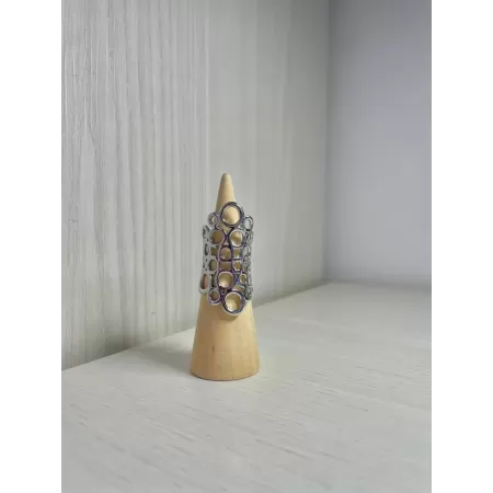 Anello bubbles silver 2