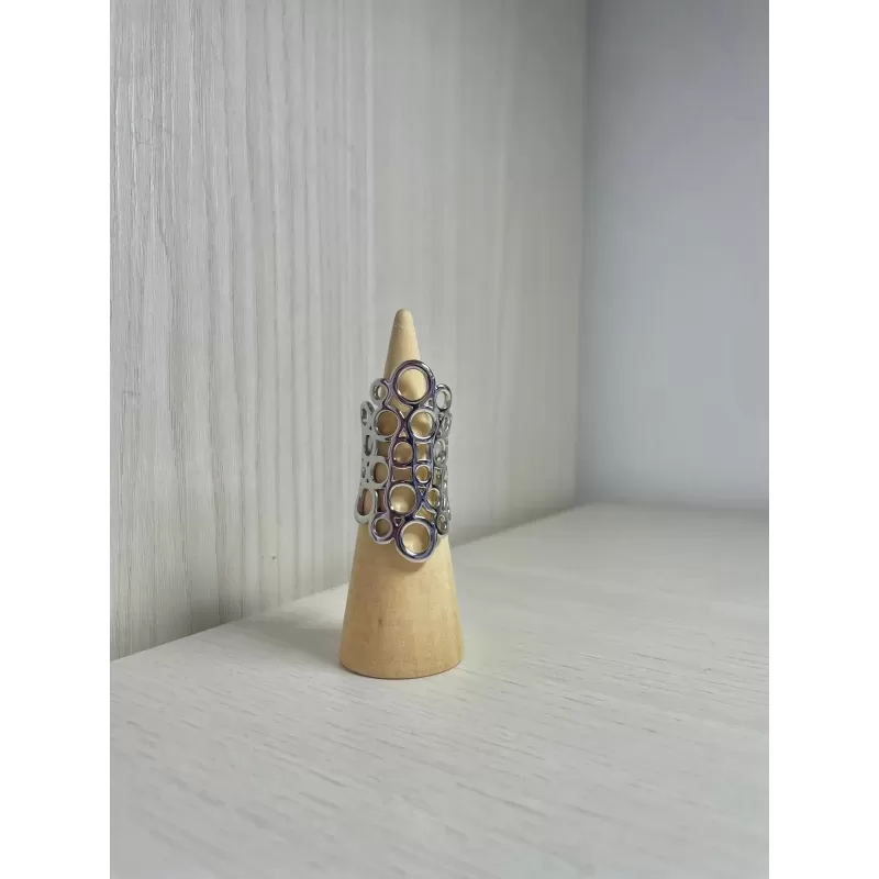 Anello bubbles silver