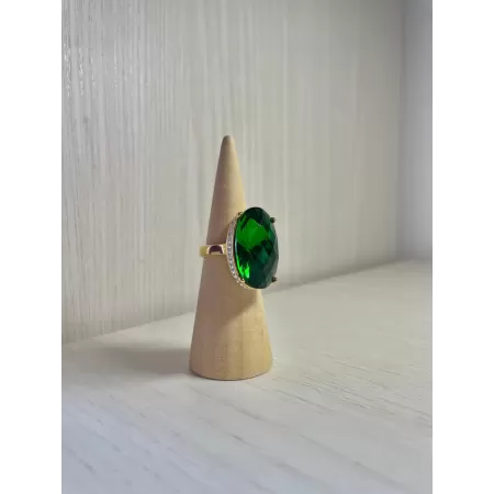 Anello pietra verde