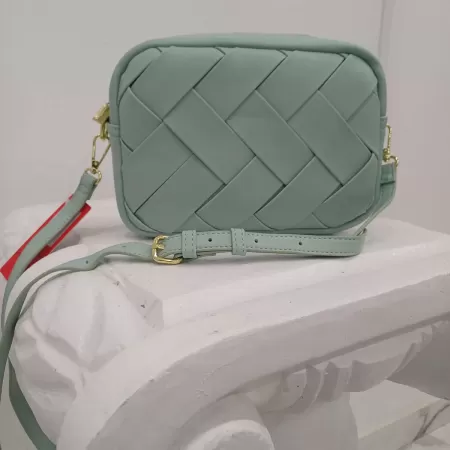 Borsa Pierre Cardin treccia menta 2