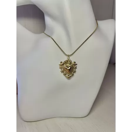 Collana sacro cuore modello 1 gold