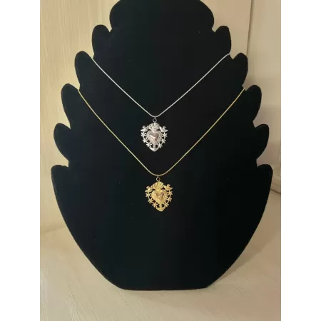 Collana sacro cuore modello 1 gold 2