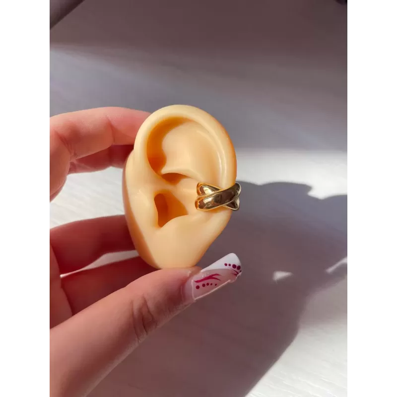 Ear cuff cross gold