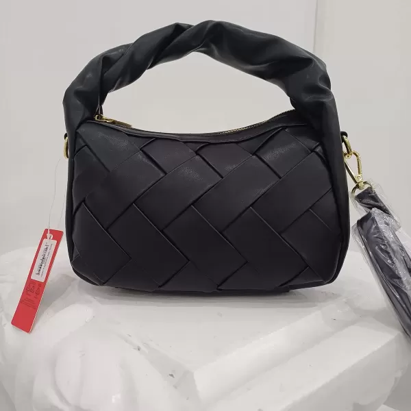 Borsa Pierre Cardin intrecci nero