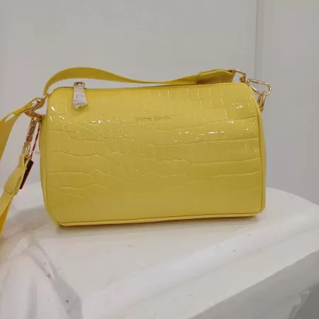 Borsa Pierre Cardin serpina giallo